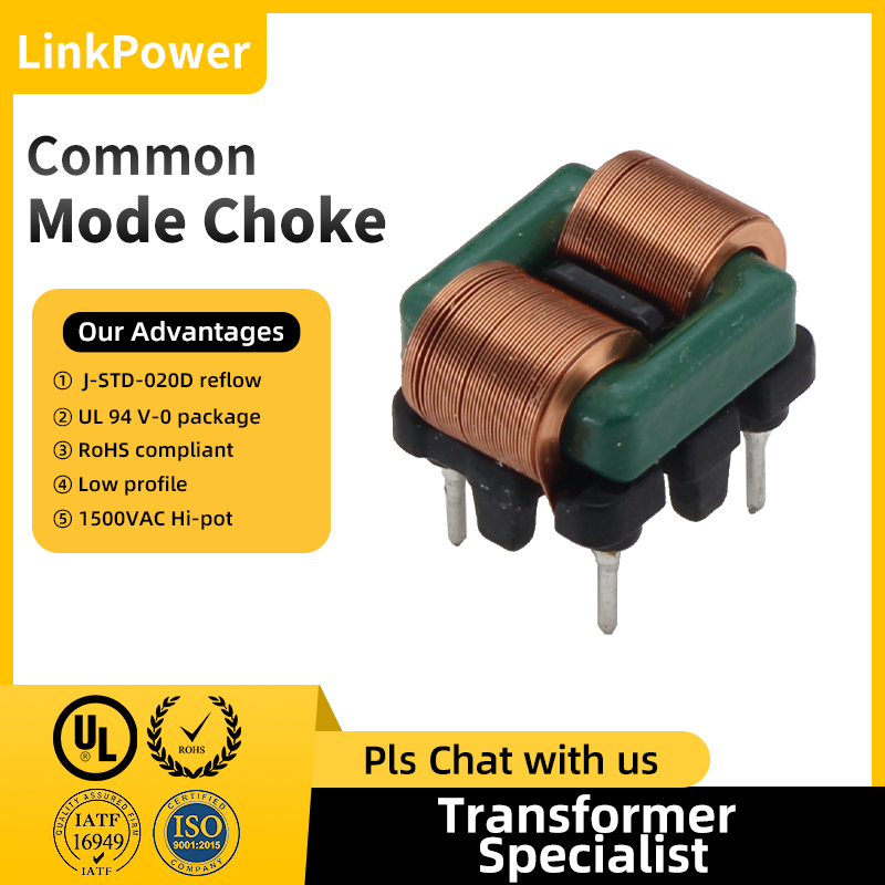 Efficient common mode chokes for superior noise filtering and enhanced electromagnetic compatibility.
